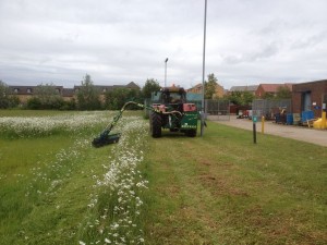 tractor being used for groundwork